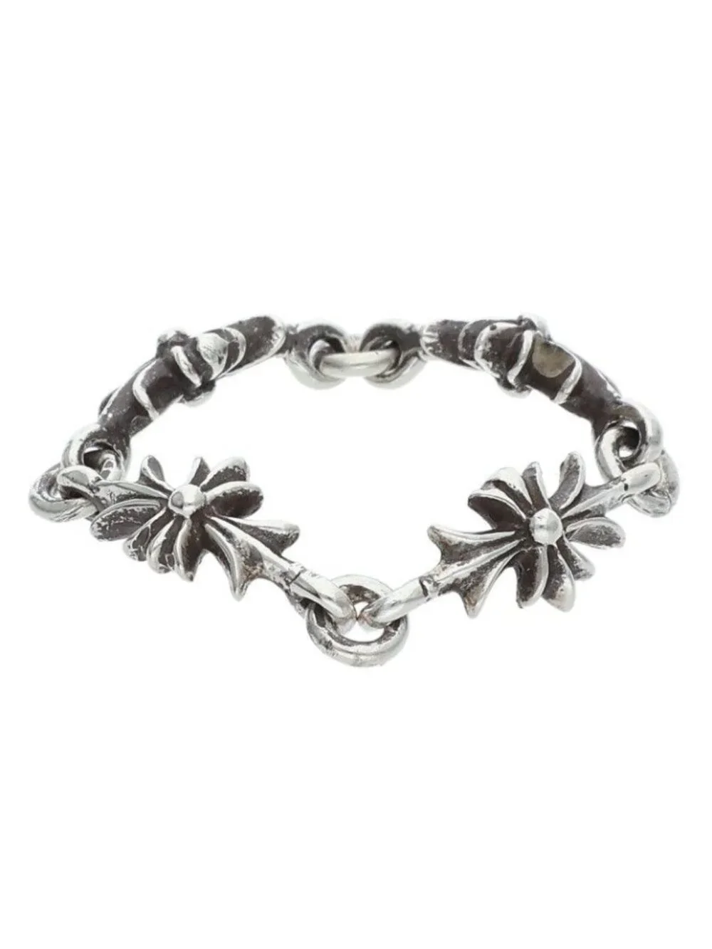 Chrome Hearts Ring Tny CH Pls Tiny Ech Plus Silver